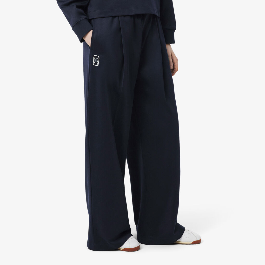 Pleat Front Pique Sweatpants Pleat Front Pique Sweatpants