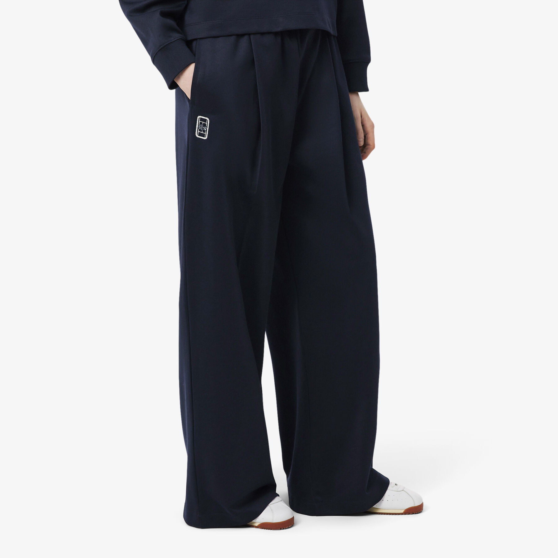 Pleat Front Pique Sweatpants Pleat Front Pique Sweatpants