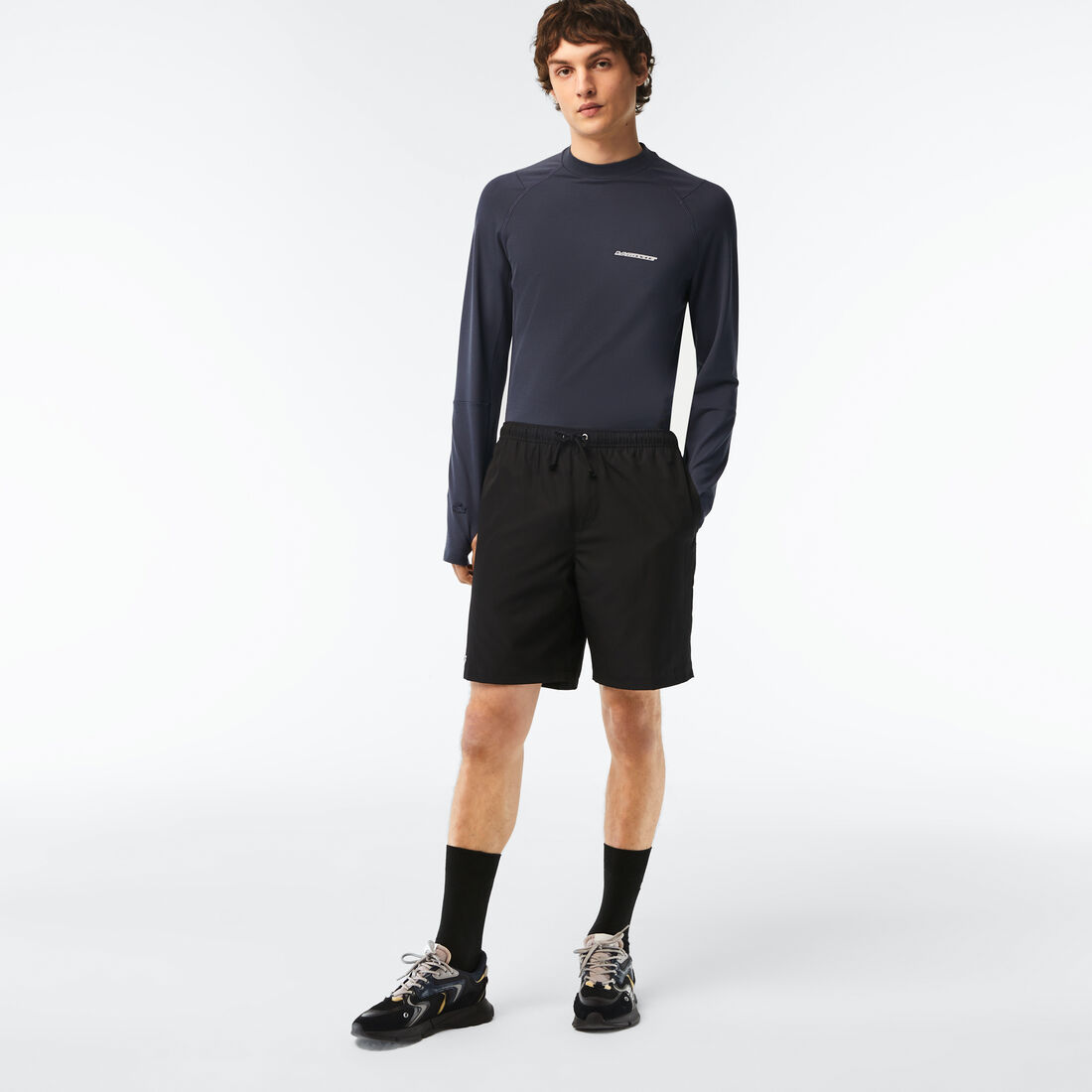 I første omgang lærred jeg er sulten Buy Men's Lacoste SPORT tennis shorts in solid diamond weave taffeta |  Lacoste SA