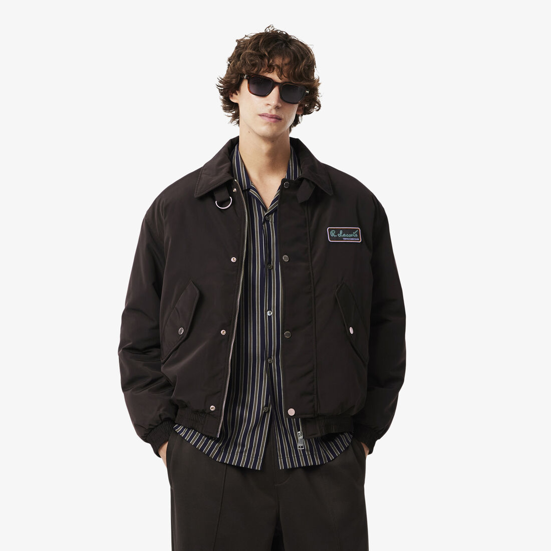 Water-Repellent Aviator Badge Jacket