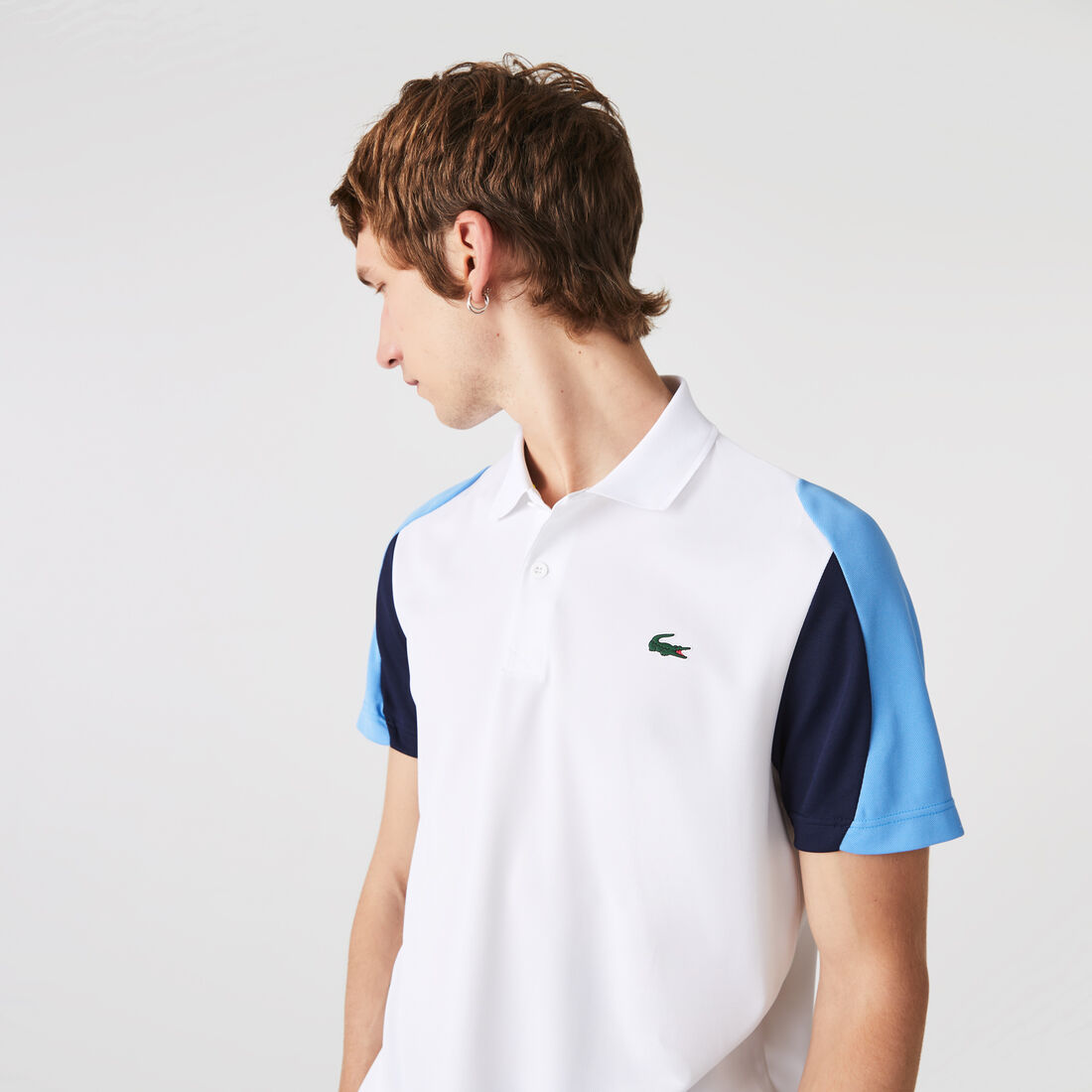 تيشيرت بولو تنس بيكيه مقاوم للتجعد بقصة عادية للرجال مجموعة Lacoste SPORT تيشيرت بولو تنس بيكيه مقاوم للتجعد بقصة عادية للرجال مجموعة Lacoste SPORT