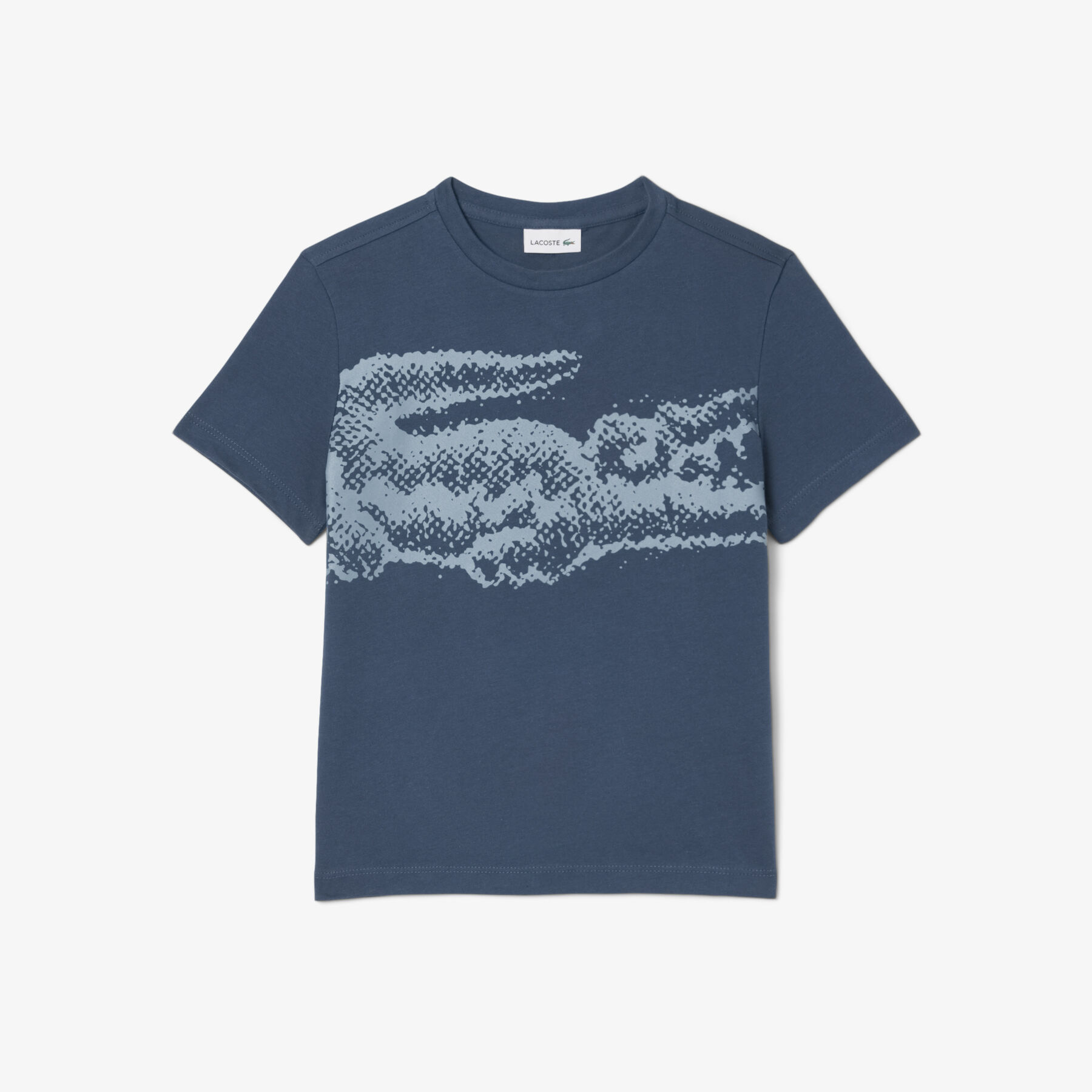 Print Cotton T-shirt lacoste print cotton t shirt