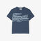 Print Cotton T-shirt lacoste print cotton t shirt