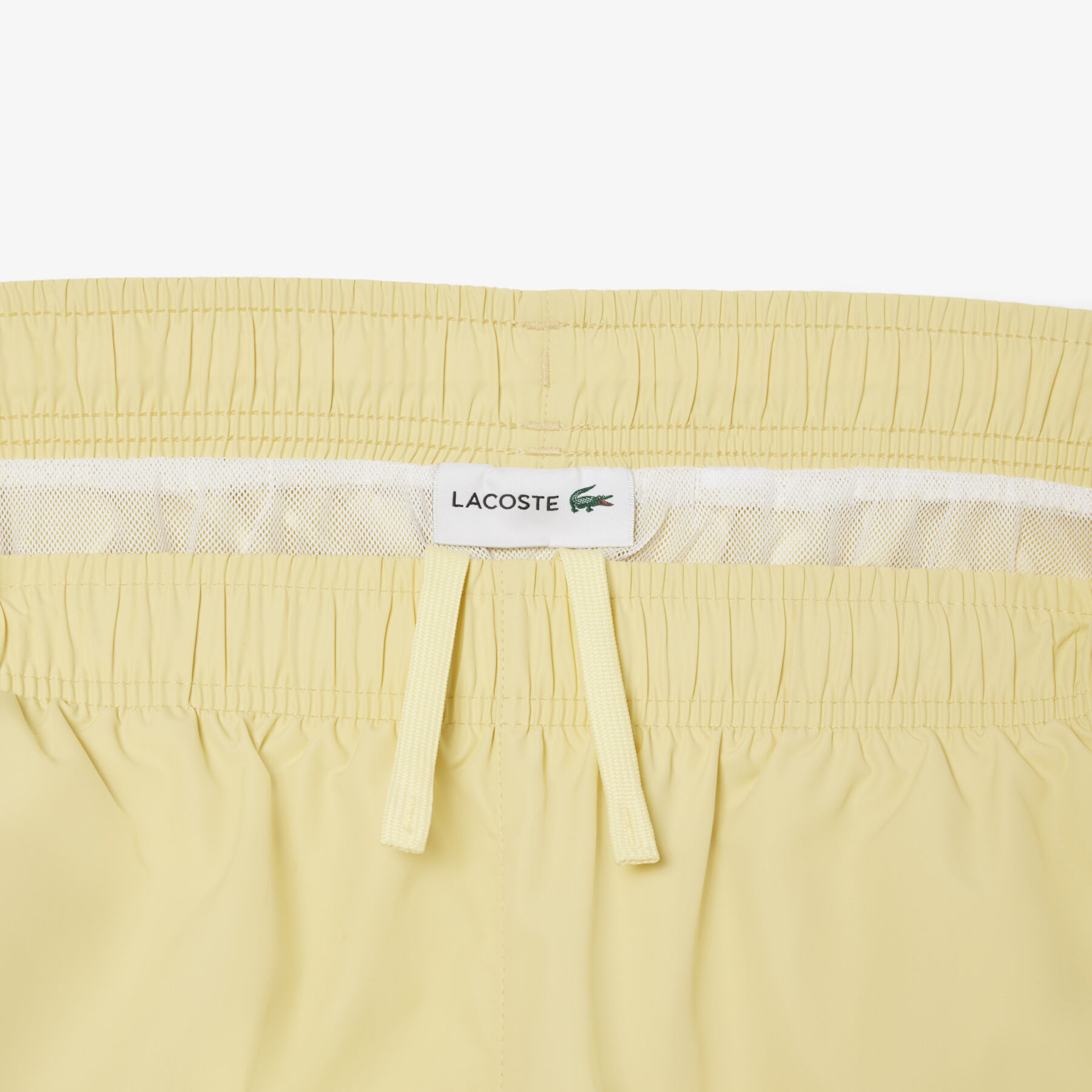 Long Branded Swim Trunks
