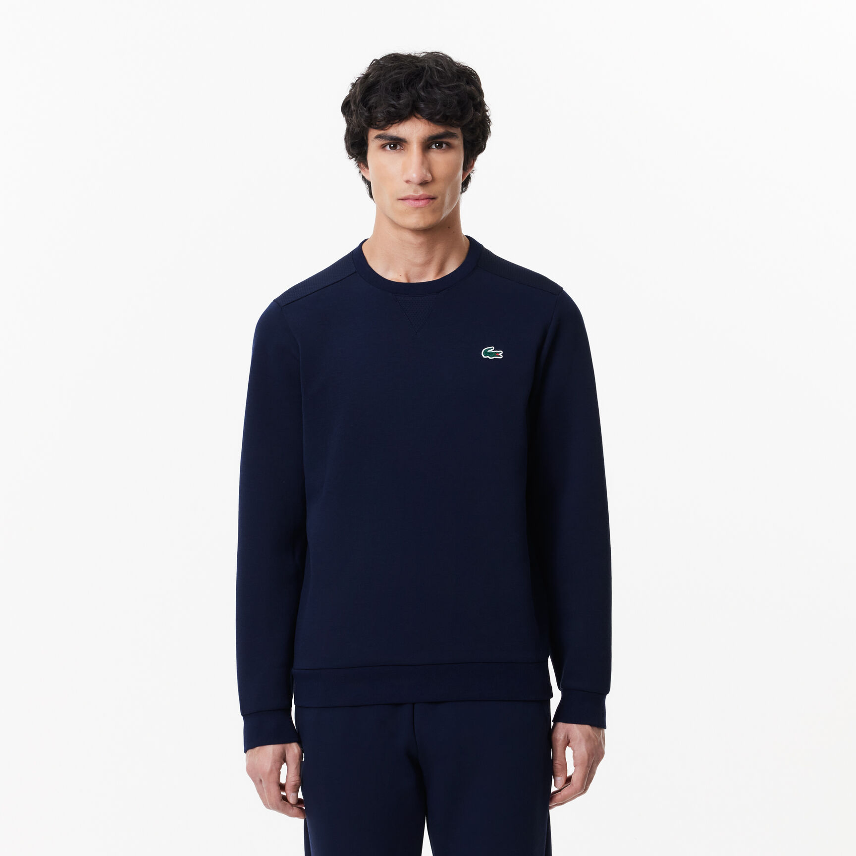 Men's Lacoste SPORT Mesh Panels Sweatshirt