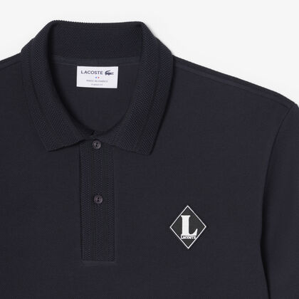 French Made Classic Fit Badge Polo Shirt