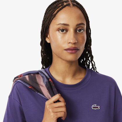 تي شيرت مريح بنقشة تمساح