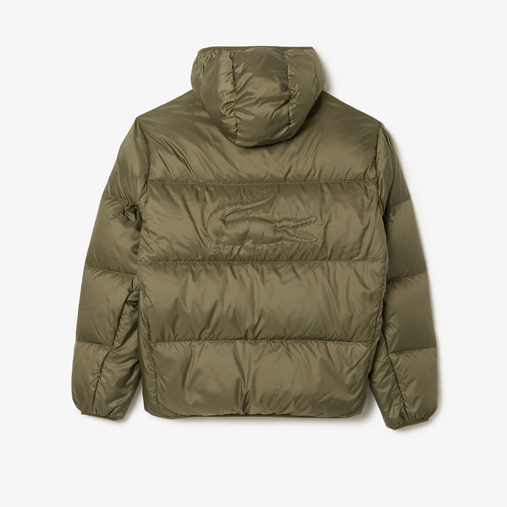 Water-Repellent Hooded Down Jacket