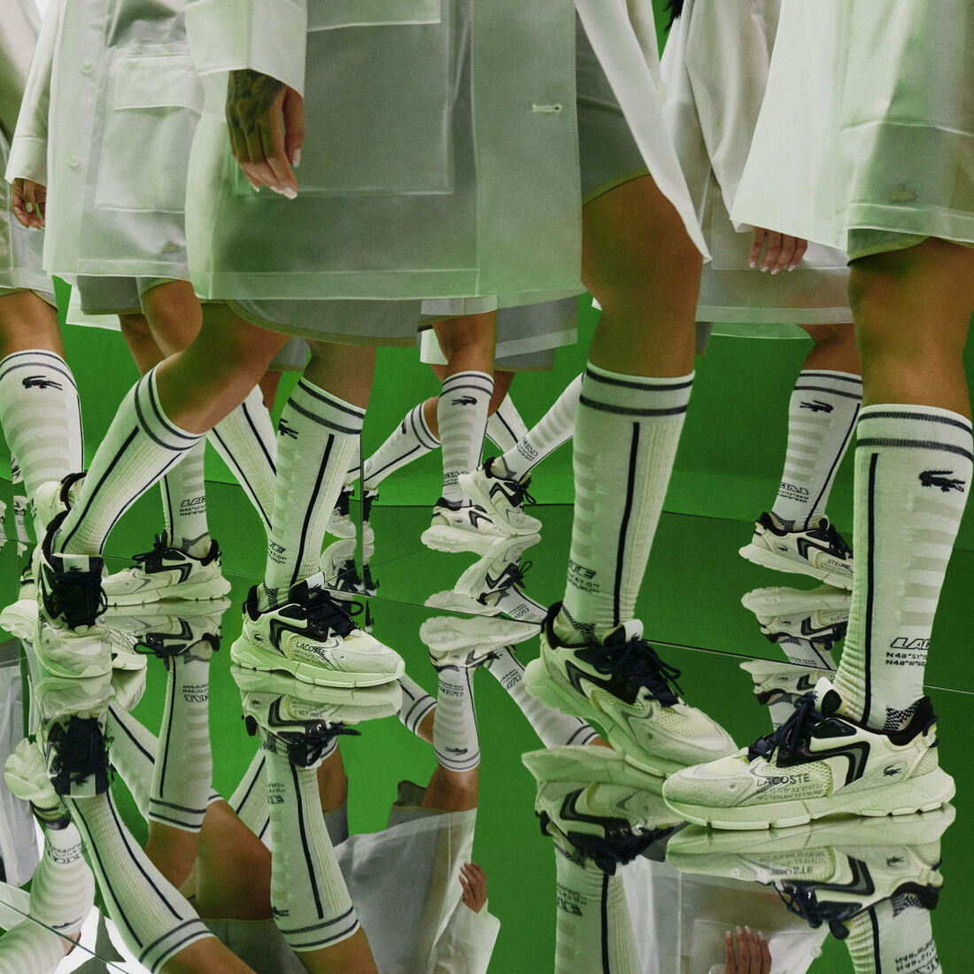 Women's Lacoste L003 Neo Textile Trainers Women's Lacoste L003 Neo Textile Trainers