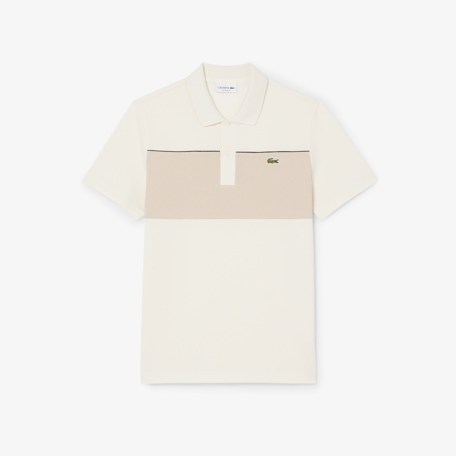 Regular Fit Colour-Block Pique Polo Shirt