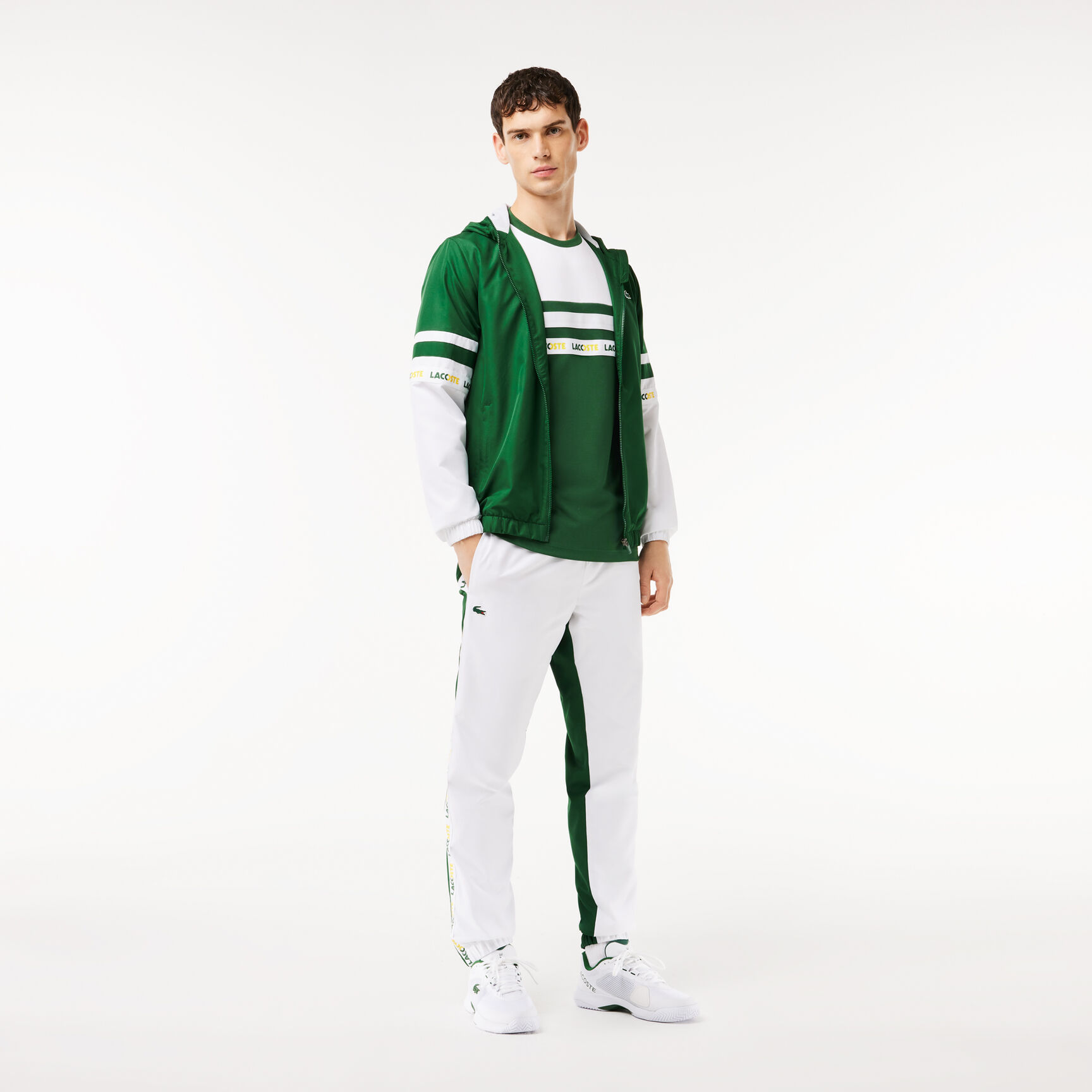 Ultra-Dry Logo Stripe Pique Tennis T-shirt