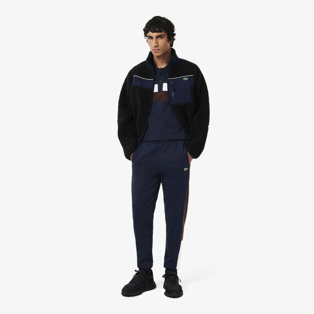 Regular Fit Colour-Block Petit Pique Polo Shirt Regular Fit Colour-Block Petit Pique Polo Shirt