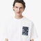 lacoste loose fit thick jersey t shirt