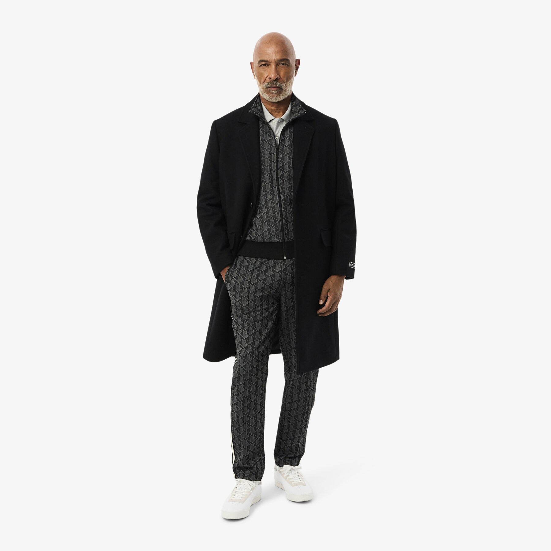 Paris Zip-Up Jacquard Track Jacket lacoste paris zip up jacquard track jacket