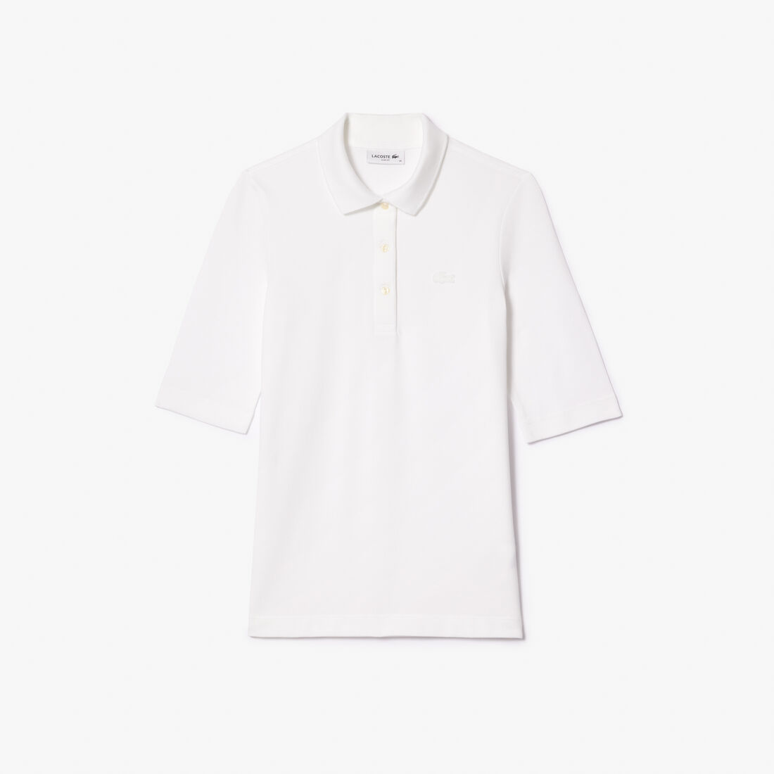Women's Lacoste Slim Fit Supple Cotton Polo Shirt Women's Lacoste Slim Fit Supple Cotton Polo Shirt