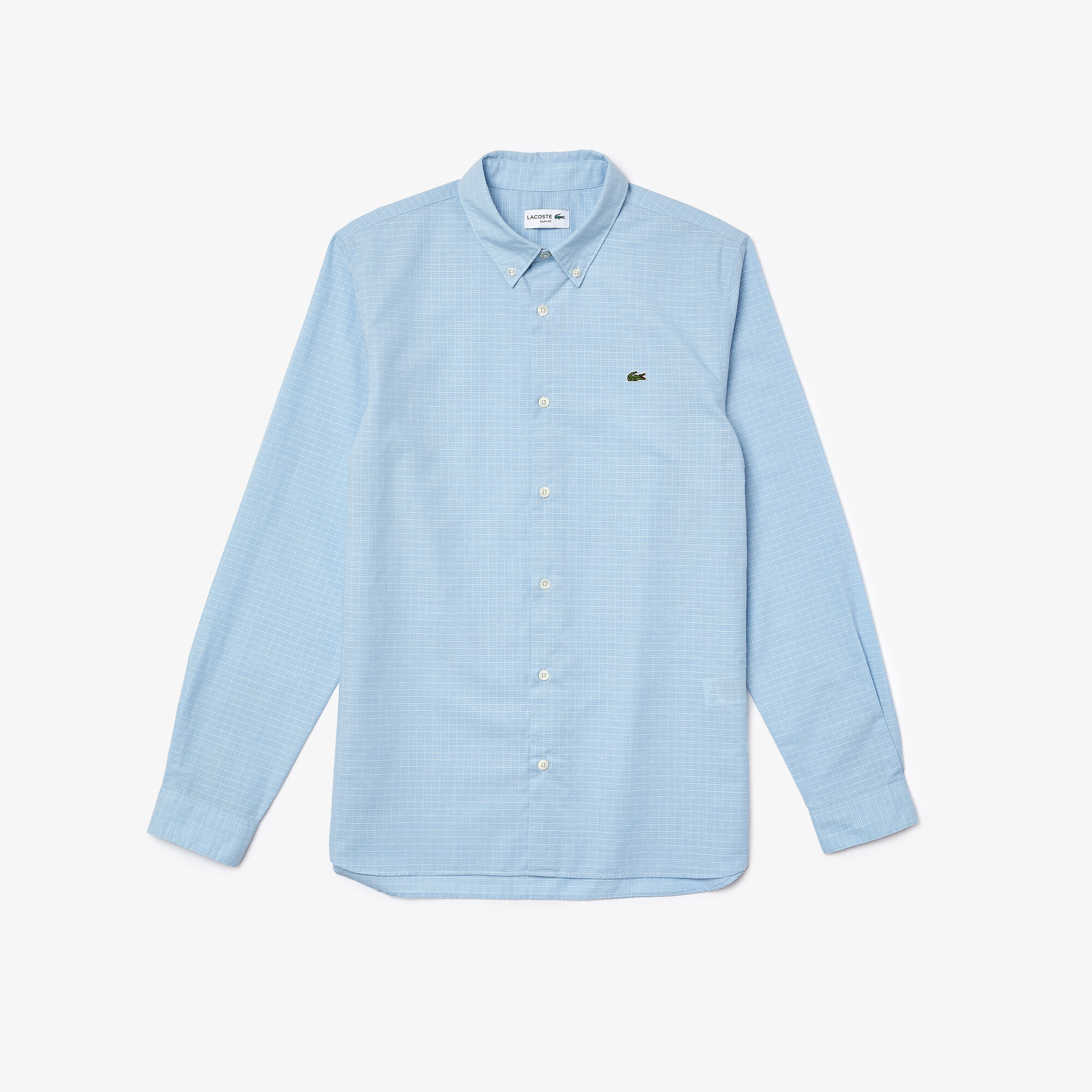 Men's Slim Fit Checkered Cotton And 