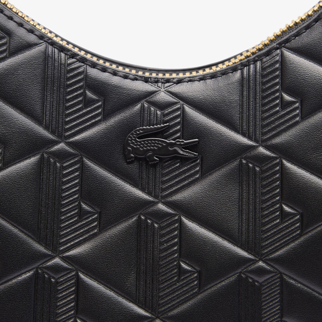 Maheki Embossed Leather Half Moon Purse Maheki Embossed Leather Half Moon Purse