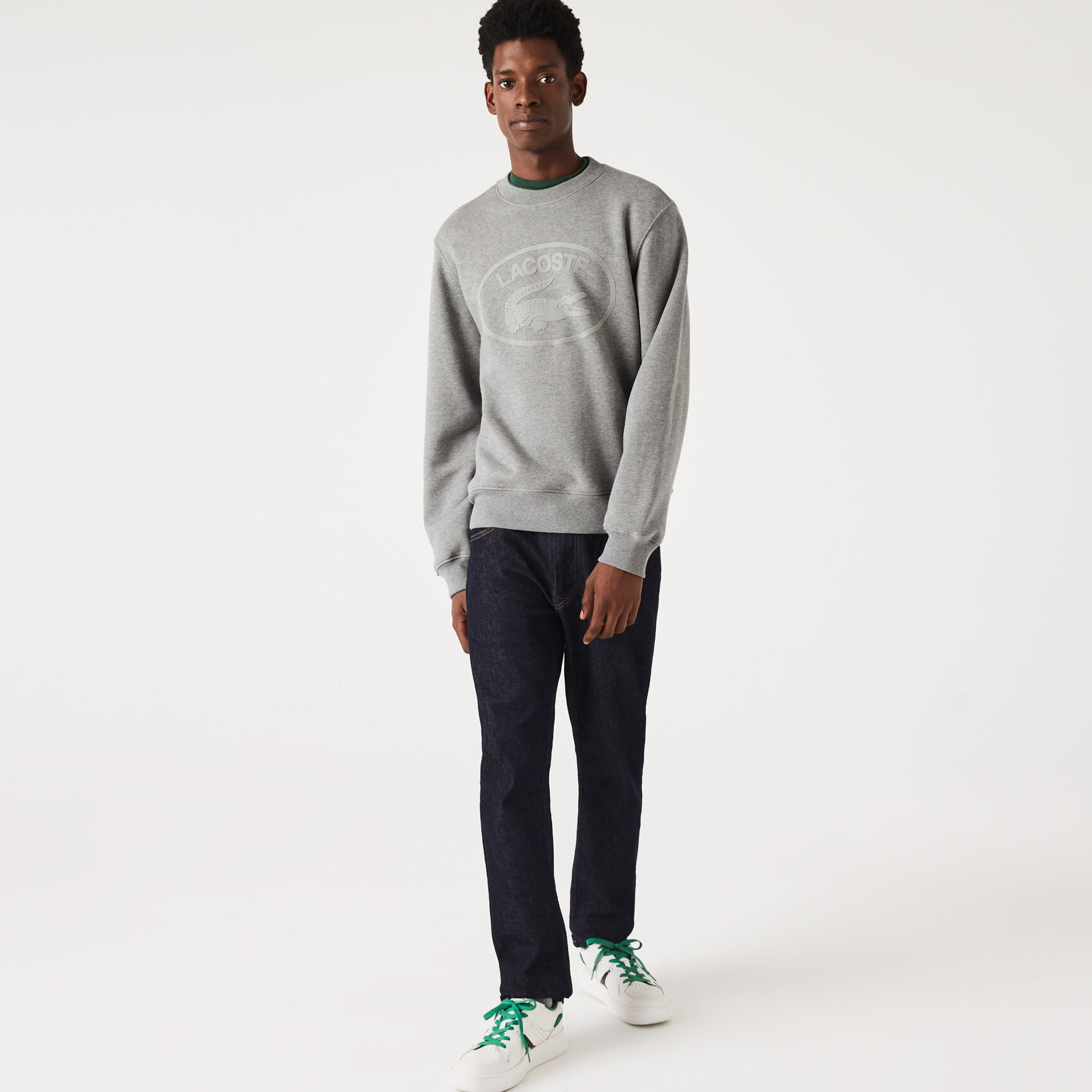 Men's Lacoste Relaxed Fit Organic Cotton Sweatshirt Men's Lacoste Relaxed Fit Organic Cotton Sweatshirt