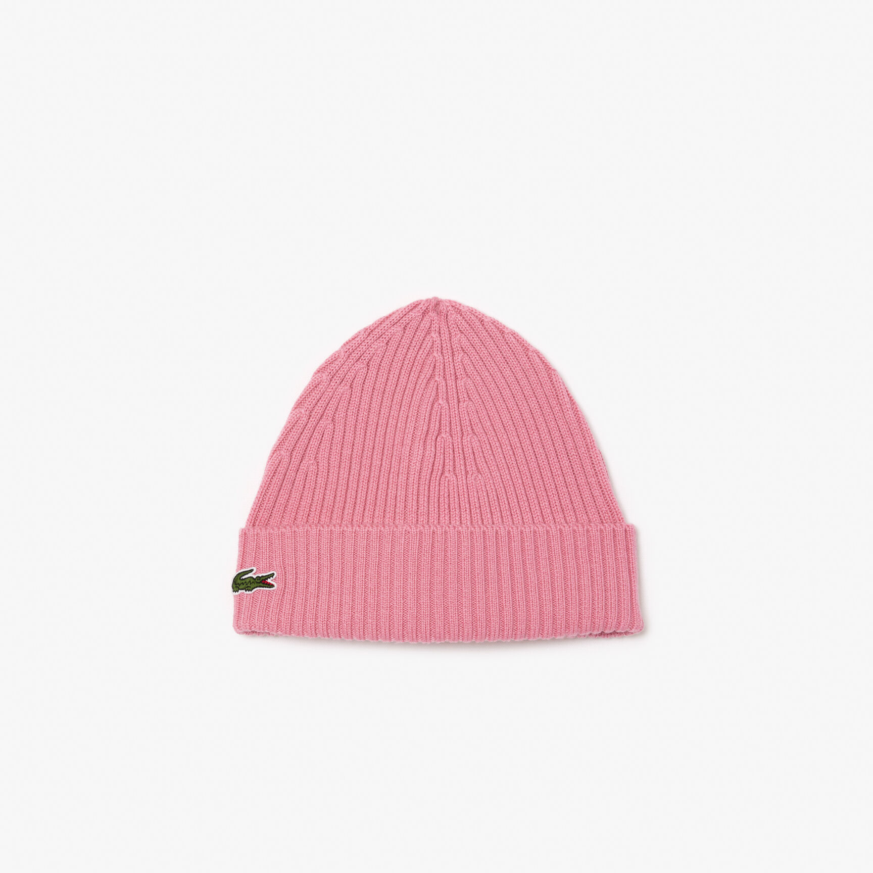 Rib Knit Brushed Wool Beanie