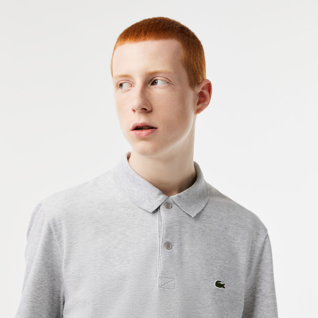 تيشيرت بولو لاكوست قطن عضوي مطاطي بقصة عادية للرجال تيشيرت بولو لاكوست قطن عضوي مطاطي بقصة عادية للرجال