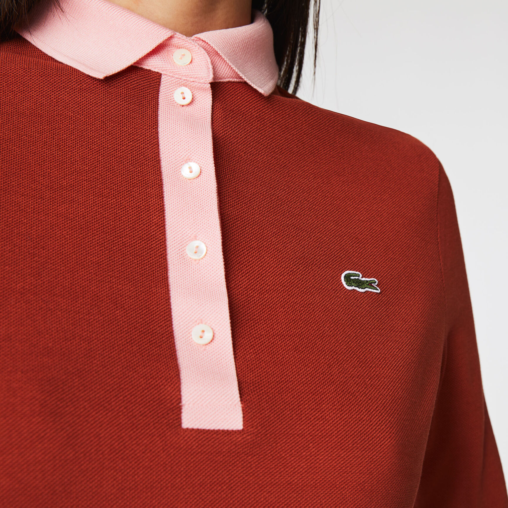 Women&rsquo;s Lacoste Slim Fit Cotton Polo Shirt