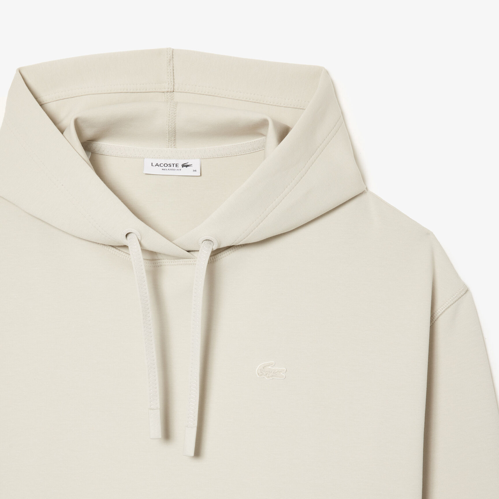 Short Cut Cotton Hoodie