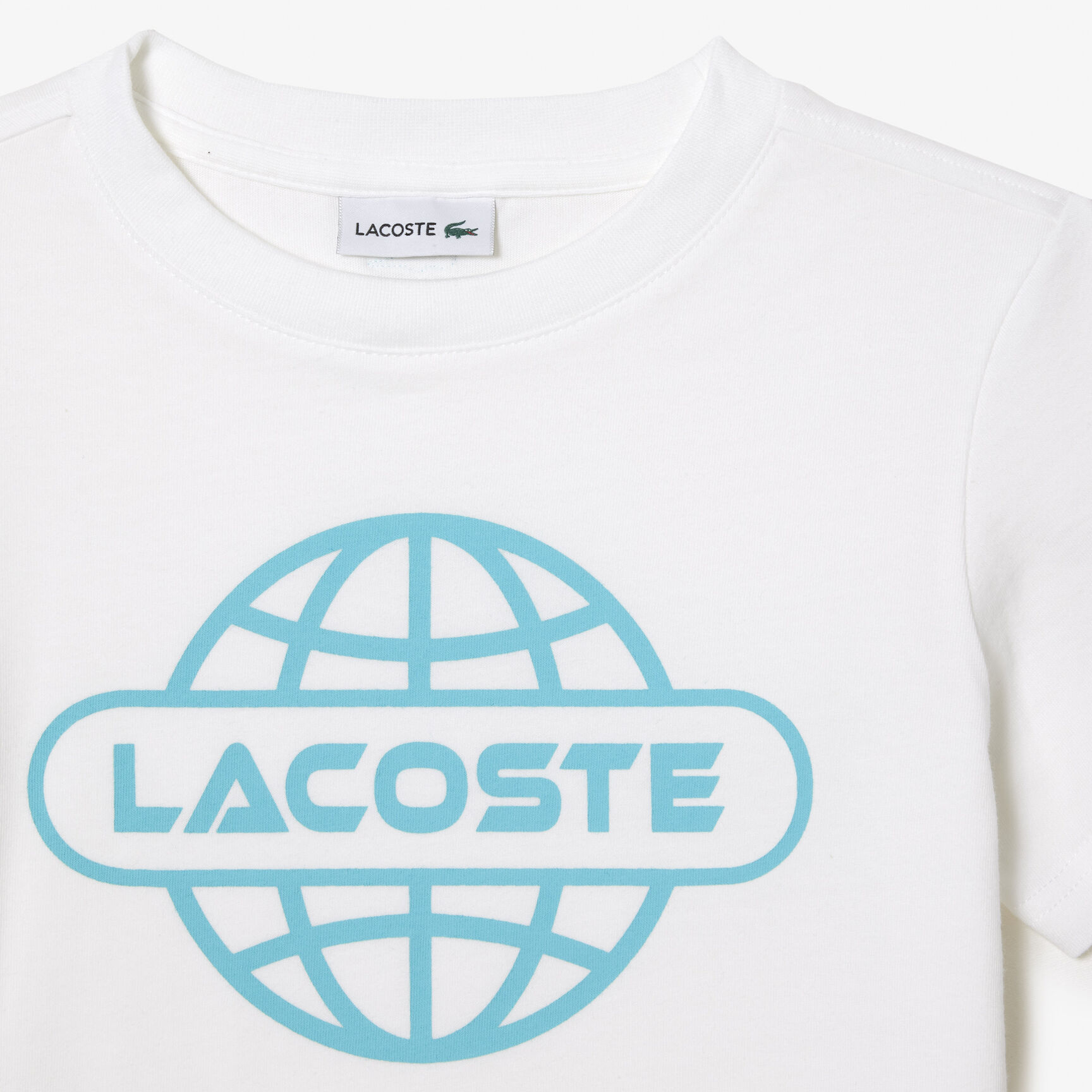 تي شيرت جيرسيه قطن مزين باسم الماركة تي شيرت جيرسيه قطن مزين باسم الماركة