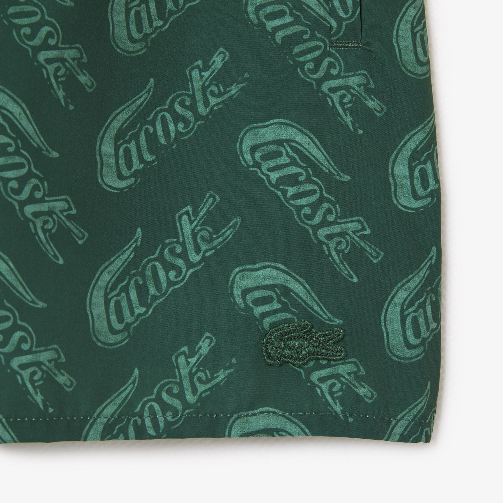 شورت سباحة لاكوست بوليستر معاد تدويره للرجال