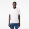 washed effect ombr  lacoste print t shirt