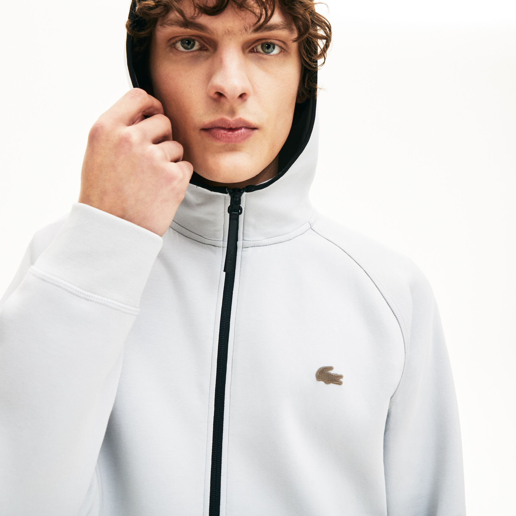 قميص ثقيل مزود بغطاء للرأس من مجموعة Lacoste Motion للرجال لاكوست قميص ثقيل مزود بغطاء للرأس من مجموعة lacoste motion للرجال