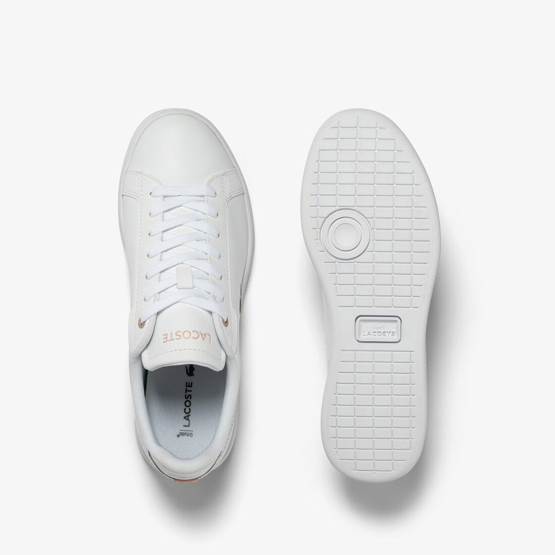 Women's Lacoste Carnaby Pro BL Tonal Leather Trainers Women's Lacoste Carnaby Pro BL Tonal Leather Trainers
