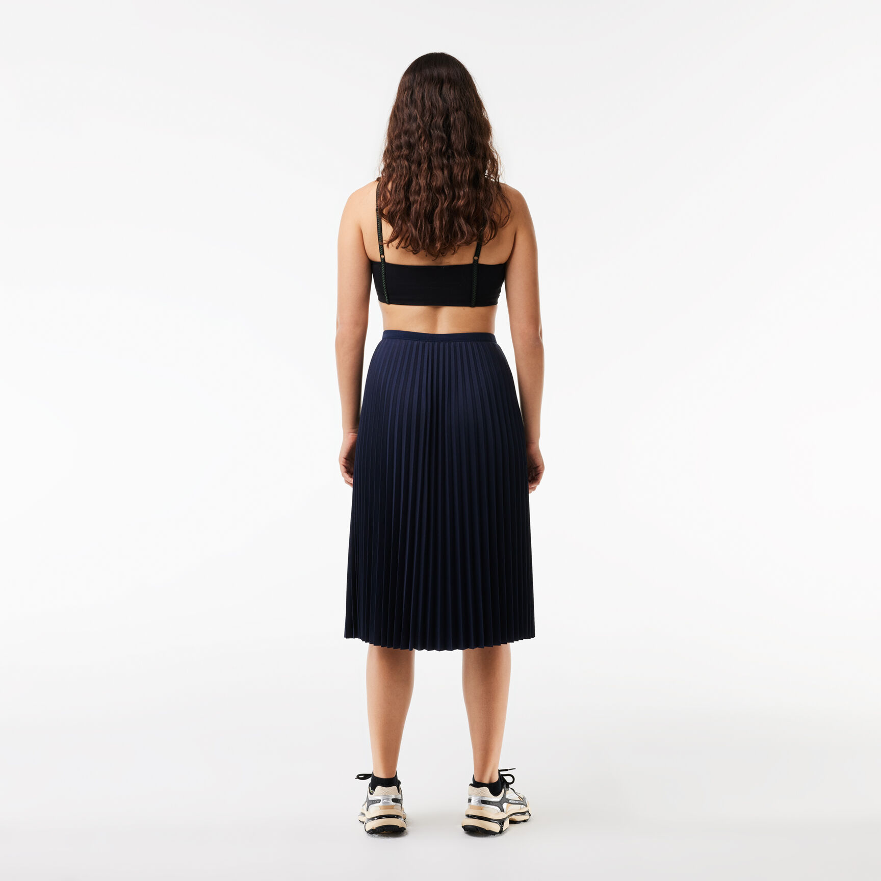 تنورة نسائية بطيات بخصر مطاطي