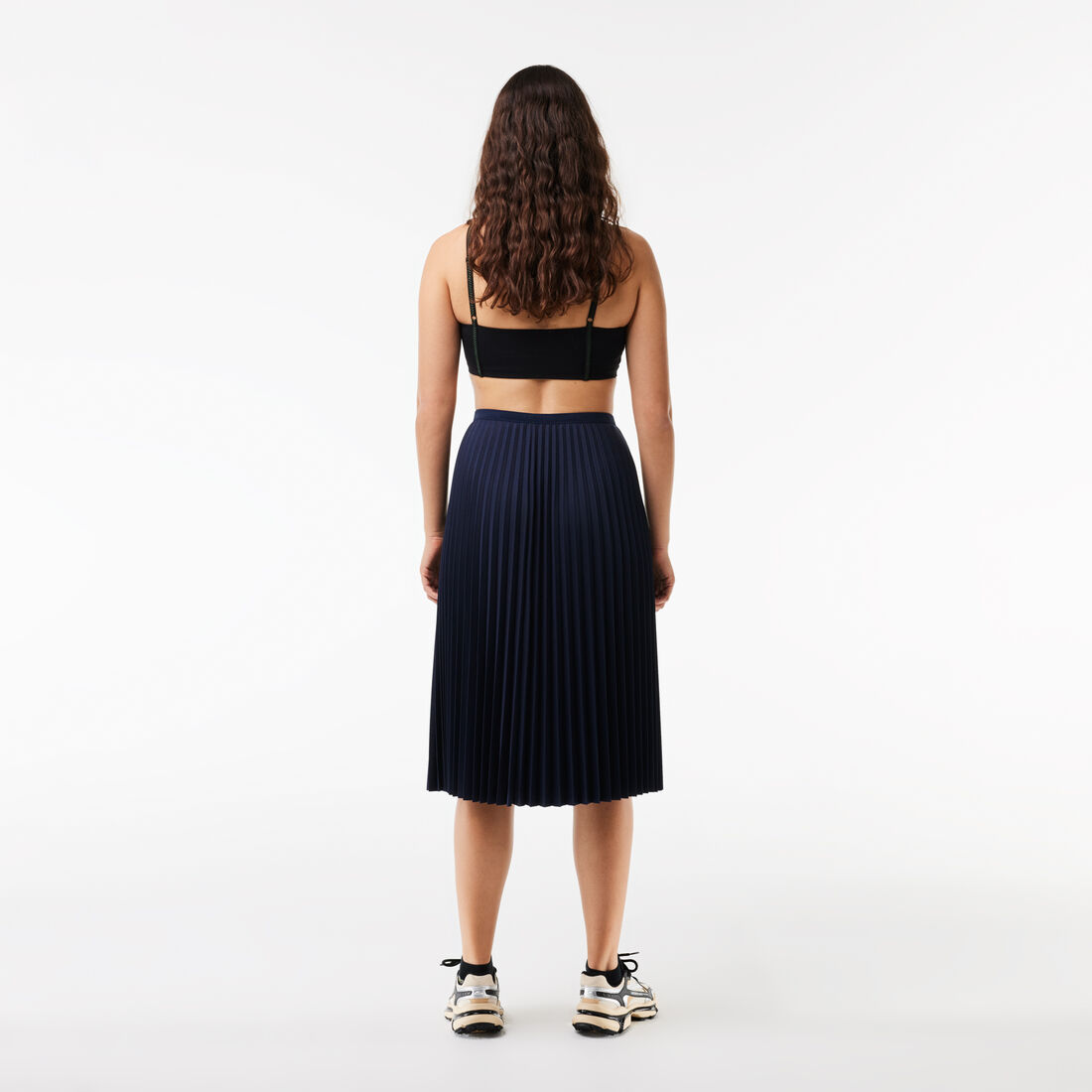 Women's Elasticised Waist Flowing Pleated Skirt Women's Elasticised Waist Flowing Pleated Skirt