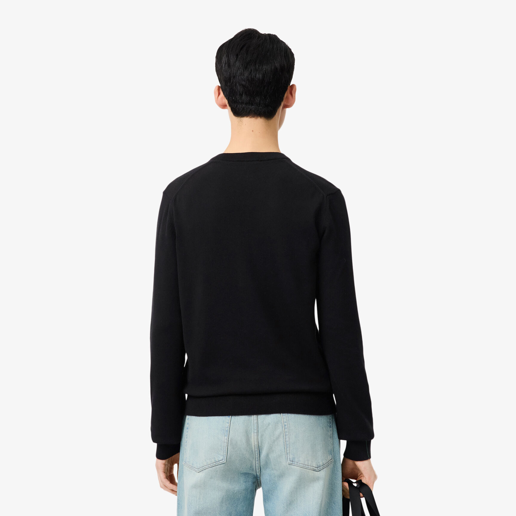 Monochrome Cotton V-neck Sweater Monochrome Cotton V-neck Sweater