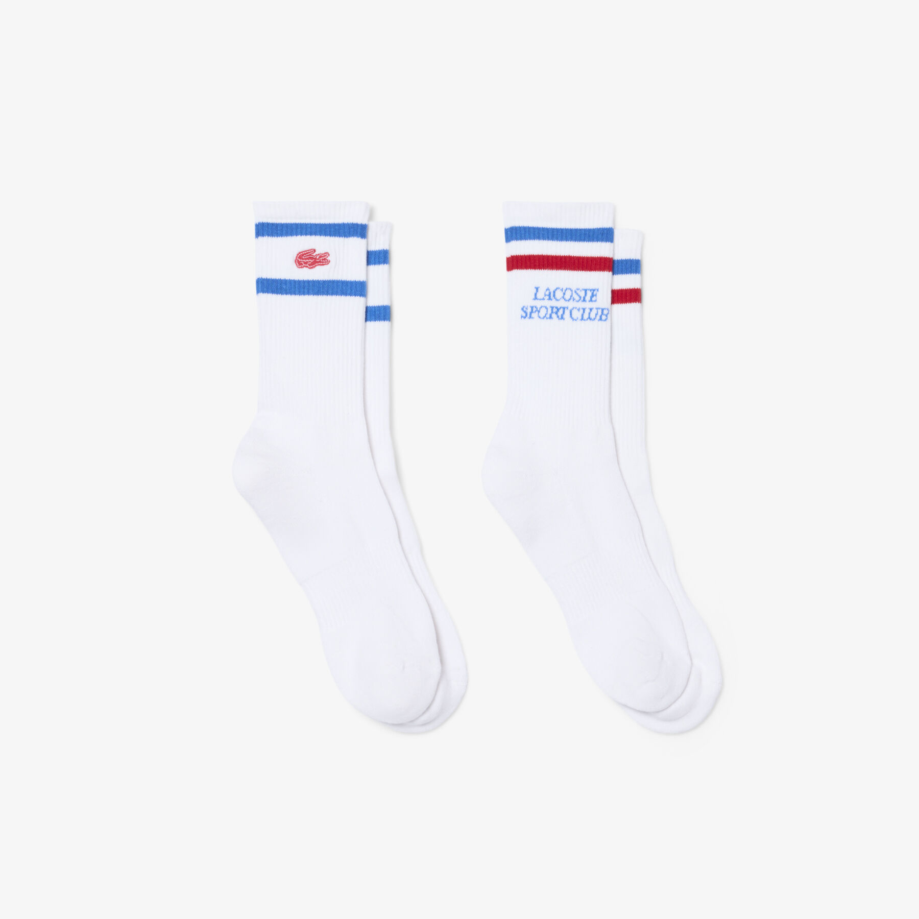 2-Pack Striped Socks lacoste 2 pack striped socks