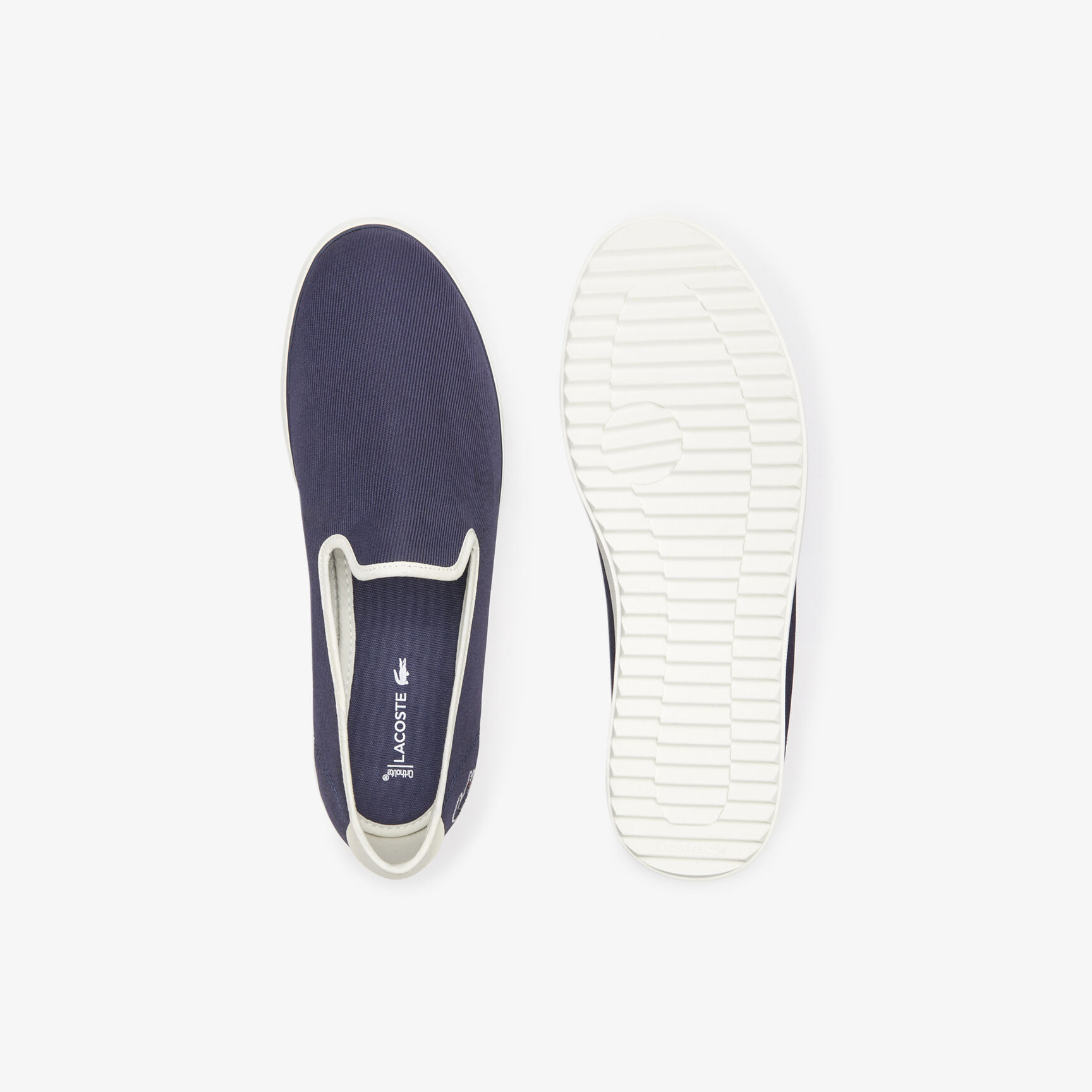 Men's Lacoste Canvas Resort Textile Slip-On Men's Lacoste Canvas Resort Textile Slip-On