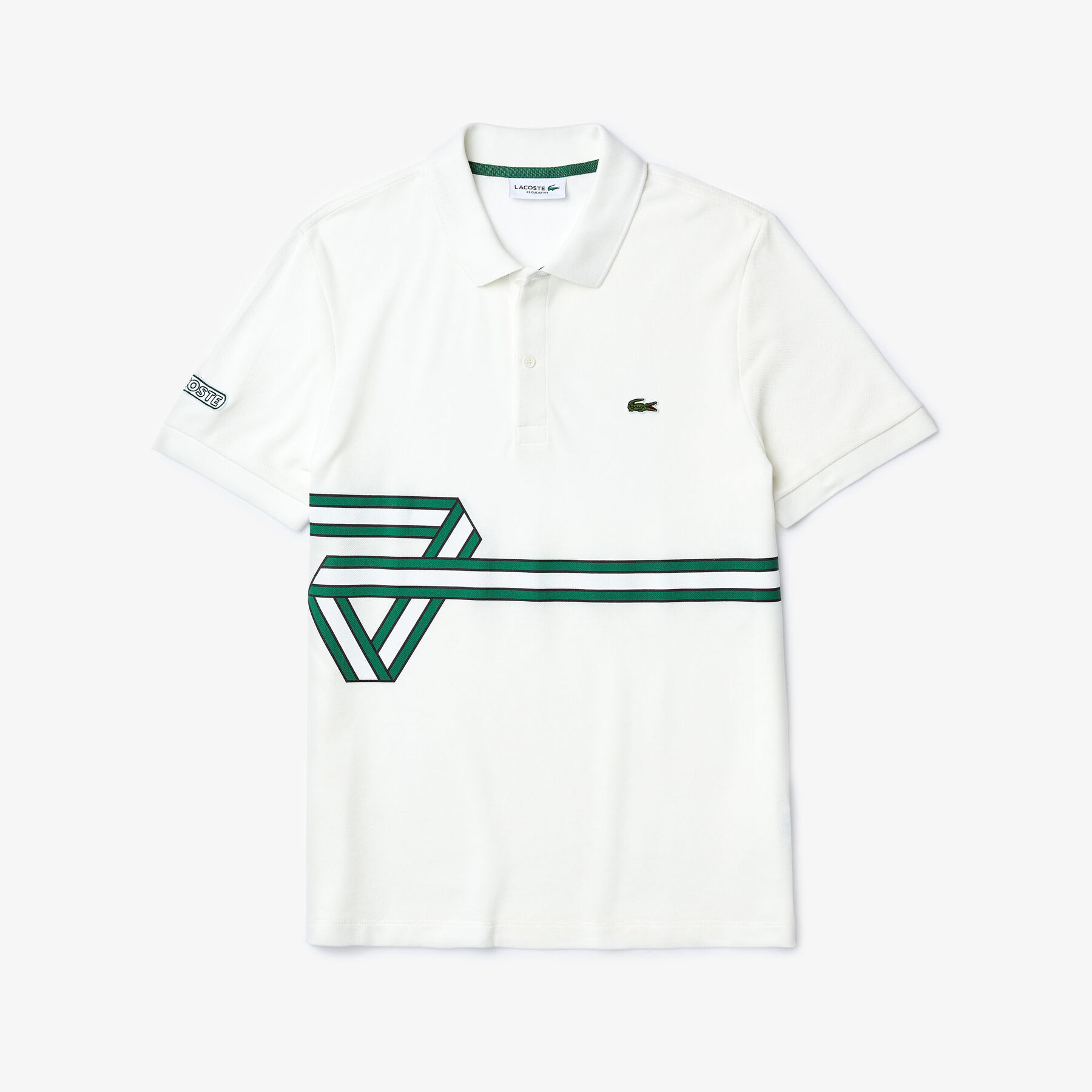 لاكوست قميص بولو بطبعة مخططة من lacoste للرجال