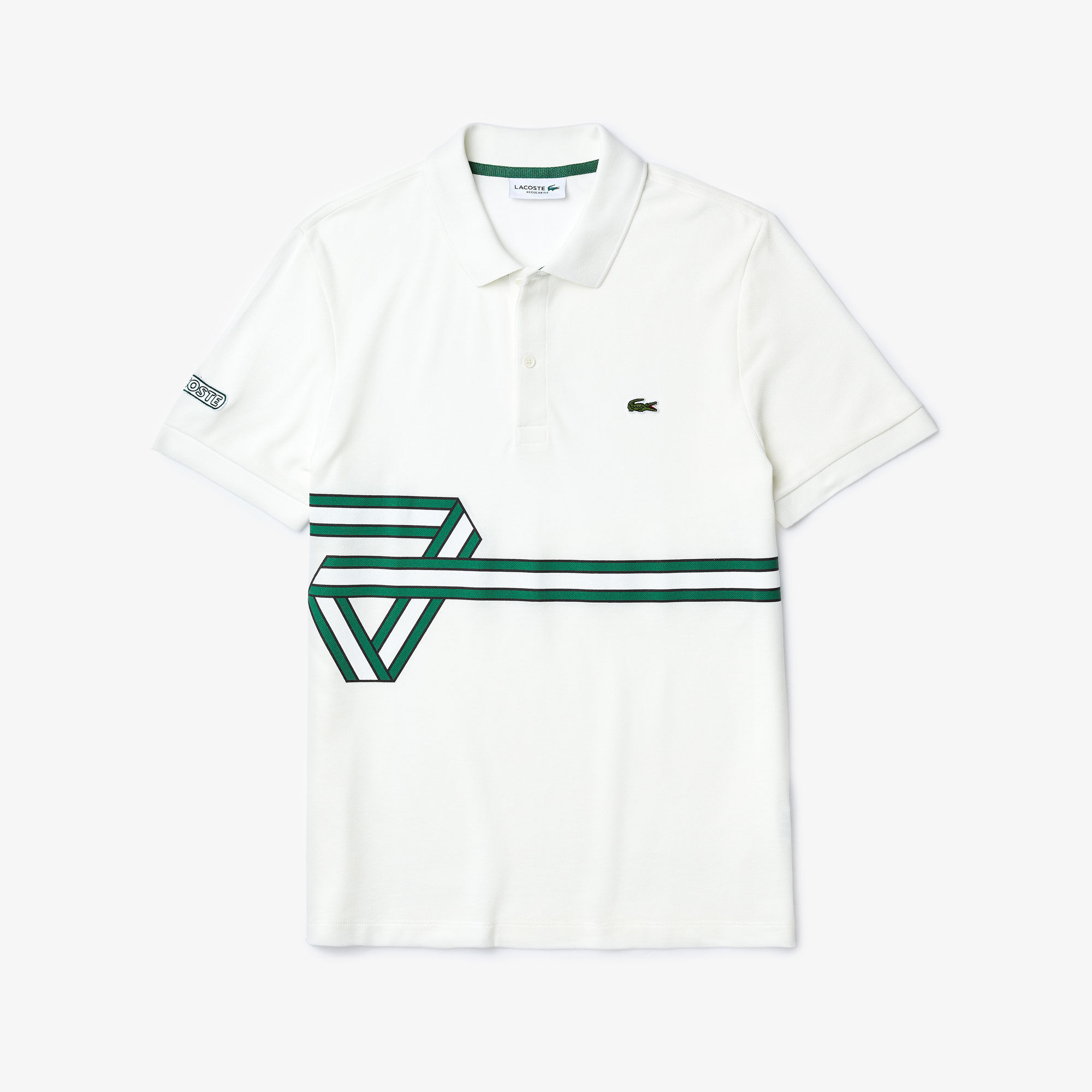 Men's Lacoste Stripe Print Polo Shirt