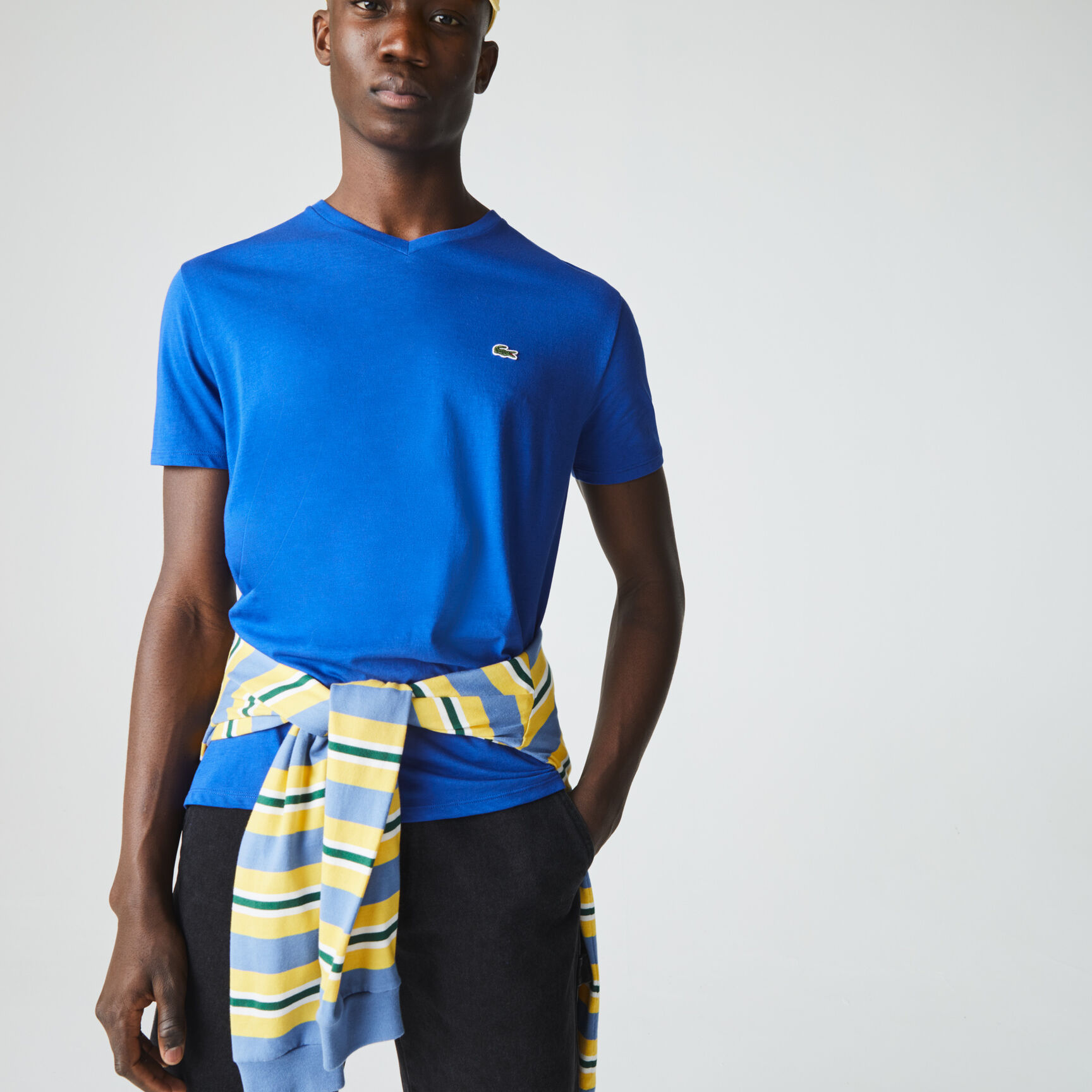 Lightweight Cotton Pima V Neck T-shirt Lightweight Cotton Pima V Neck T-shirt