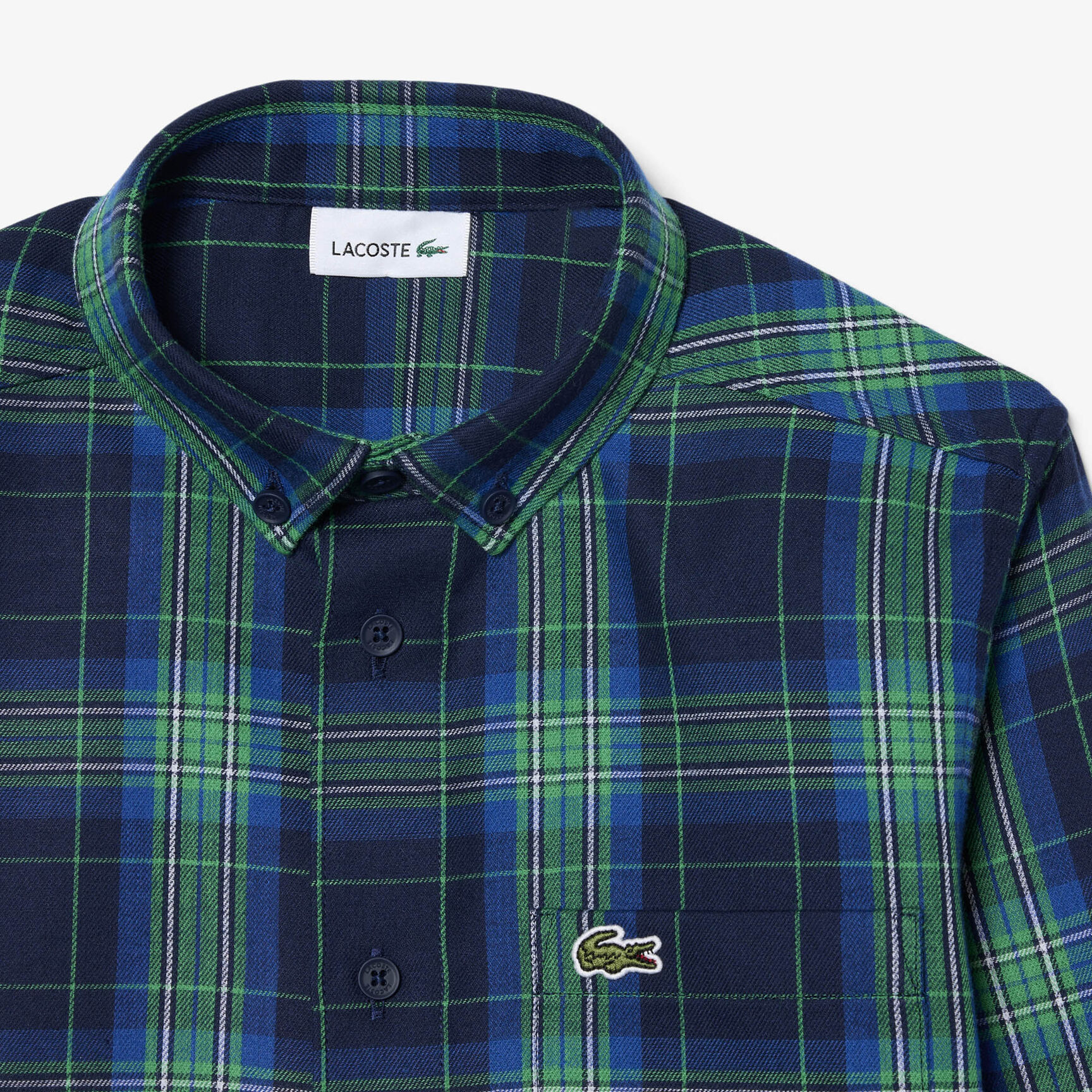 Cotton Twill Plaid Shirt