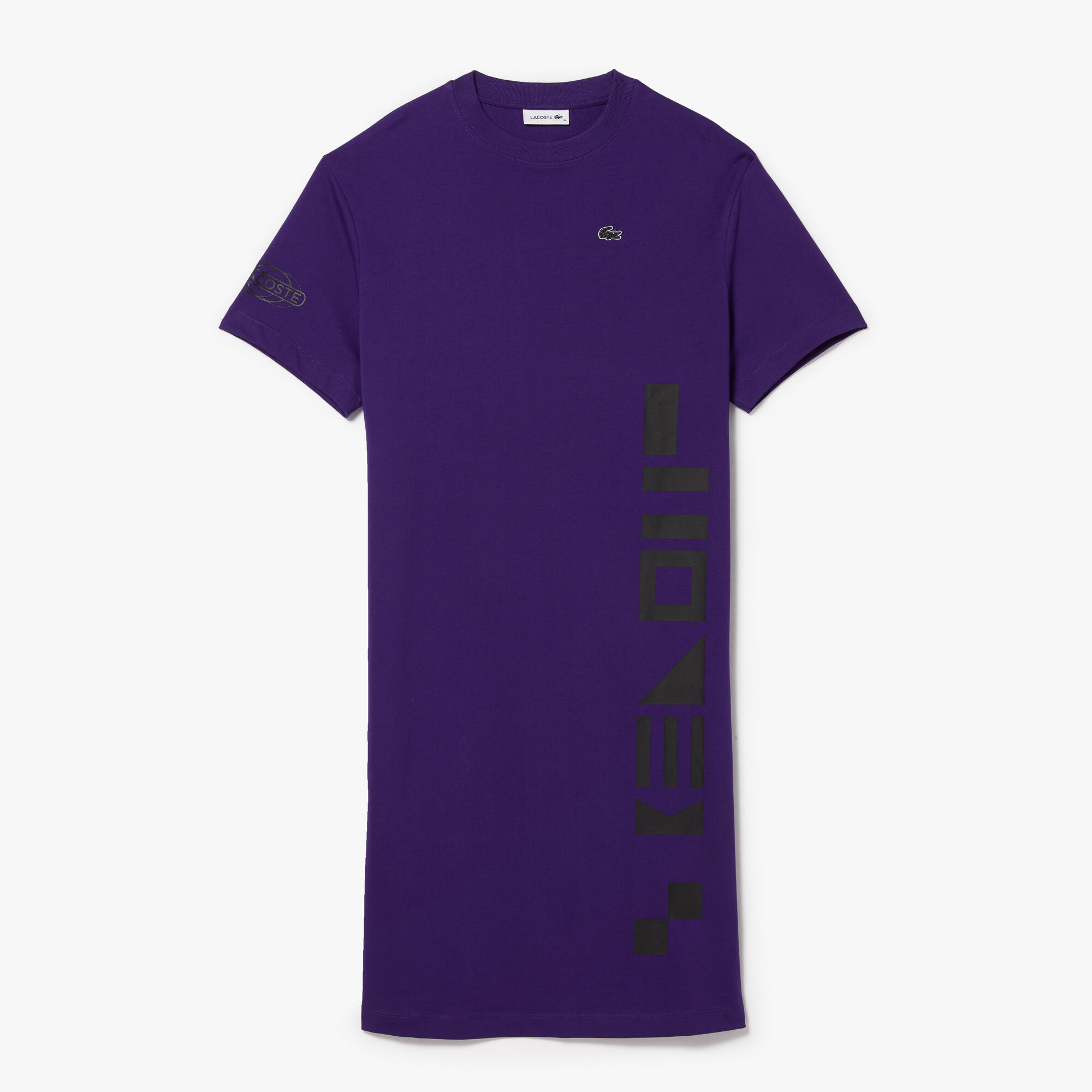 Buy Women s Lacoste Nautical Print Cotton Jersey T Shirt Dress Lacoste SA