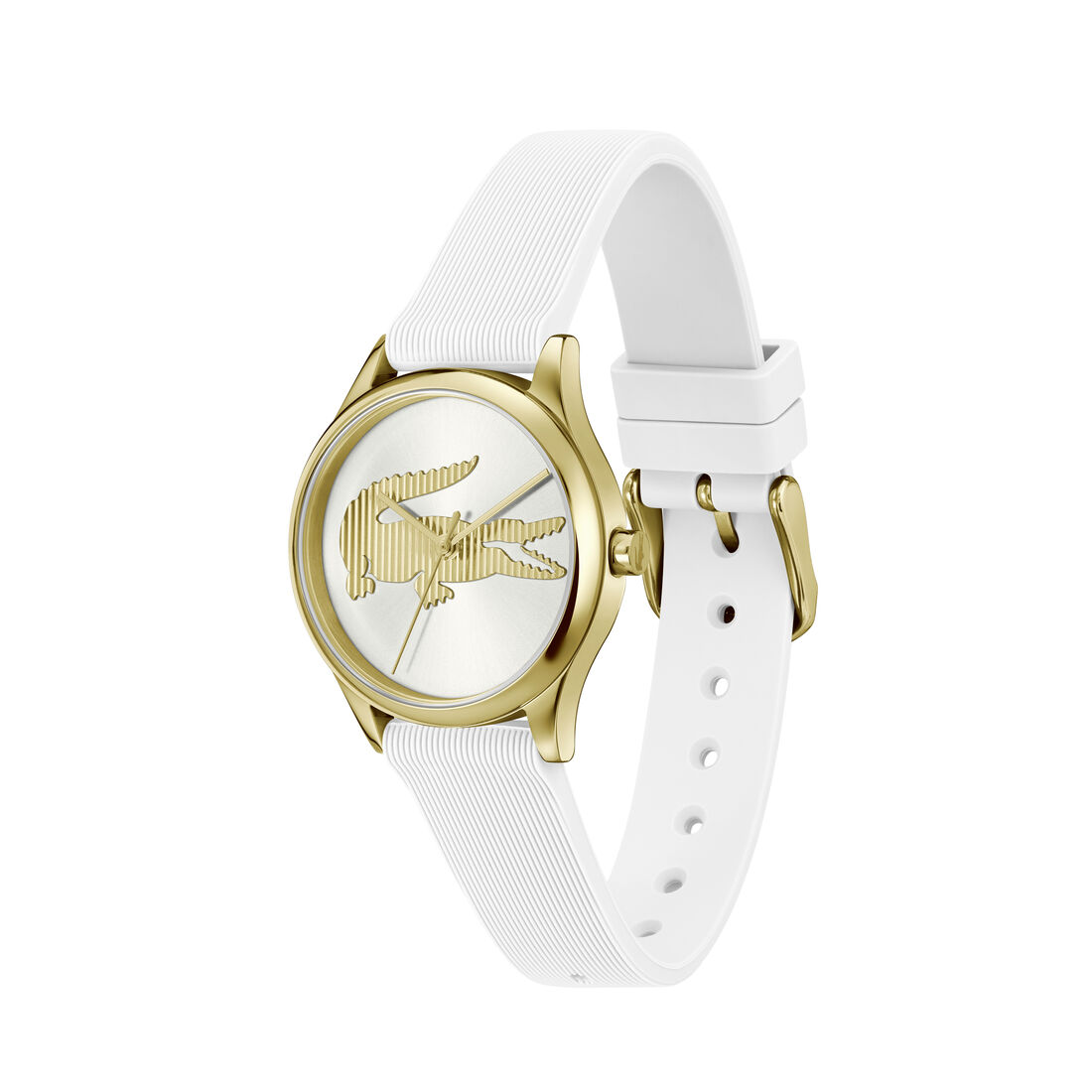 ساعة Crocodelle بسوار سيليكون أبيض ساعة Crocodelle بسوار سيليكون أبيض
