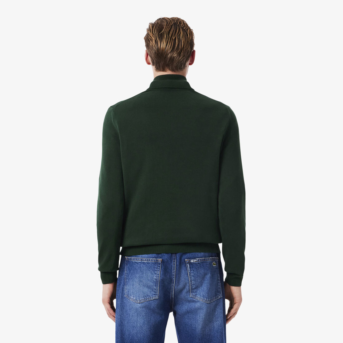 سترة قطنية بسحاب وياقة عالية سترة قطنية بسحاب وياقة عالية