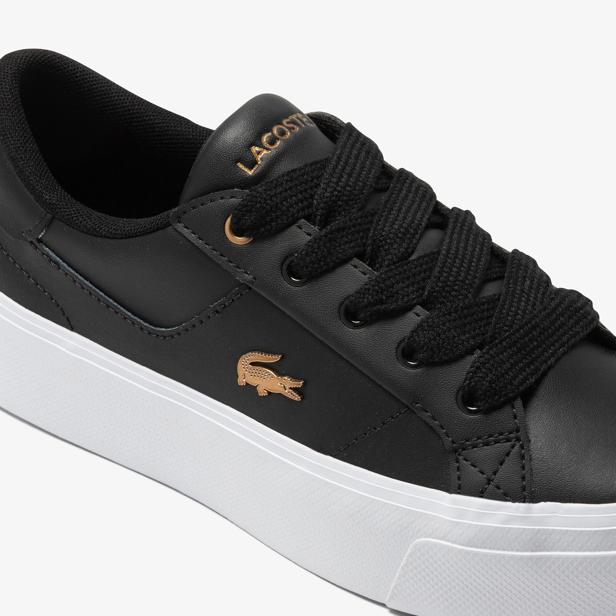 Buy Women s Lacoste Ziane Platform Leather Trainers Lacoste SA