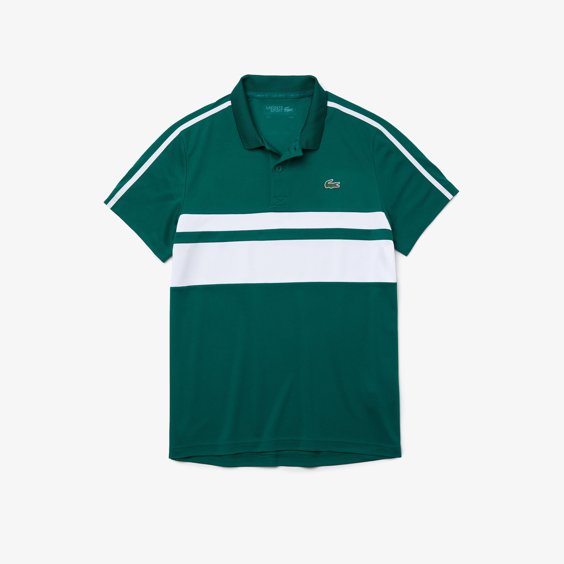قميص بولو للتنس للرجال من البيكيه المسامي المقاوم مجموعة Lacoste SPORT لاكوست قميص بولو للتنس للرجال من البيكيه المسامي المقاوم مجموعة lacoste sport