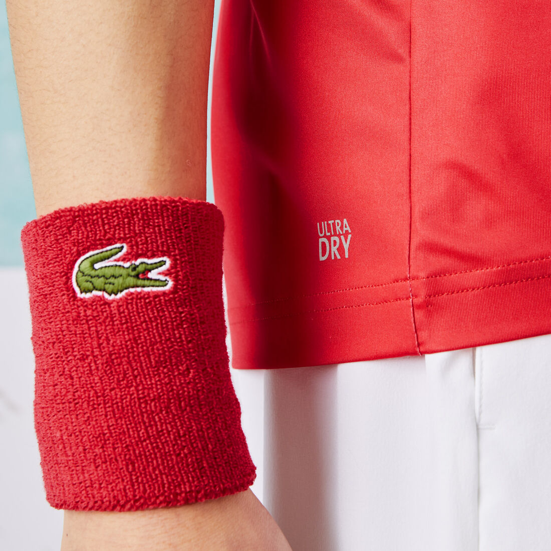 Men's Lacoste SPORT x Novak Djokovic Print Stretch Polo Shirt Men's Lacoste SPORT x Novak Djokovic Print Stretch Polo Shirt