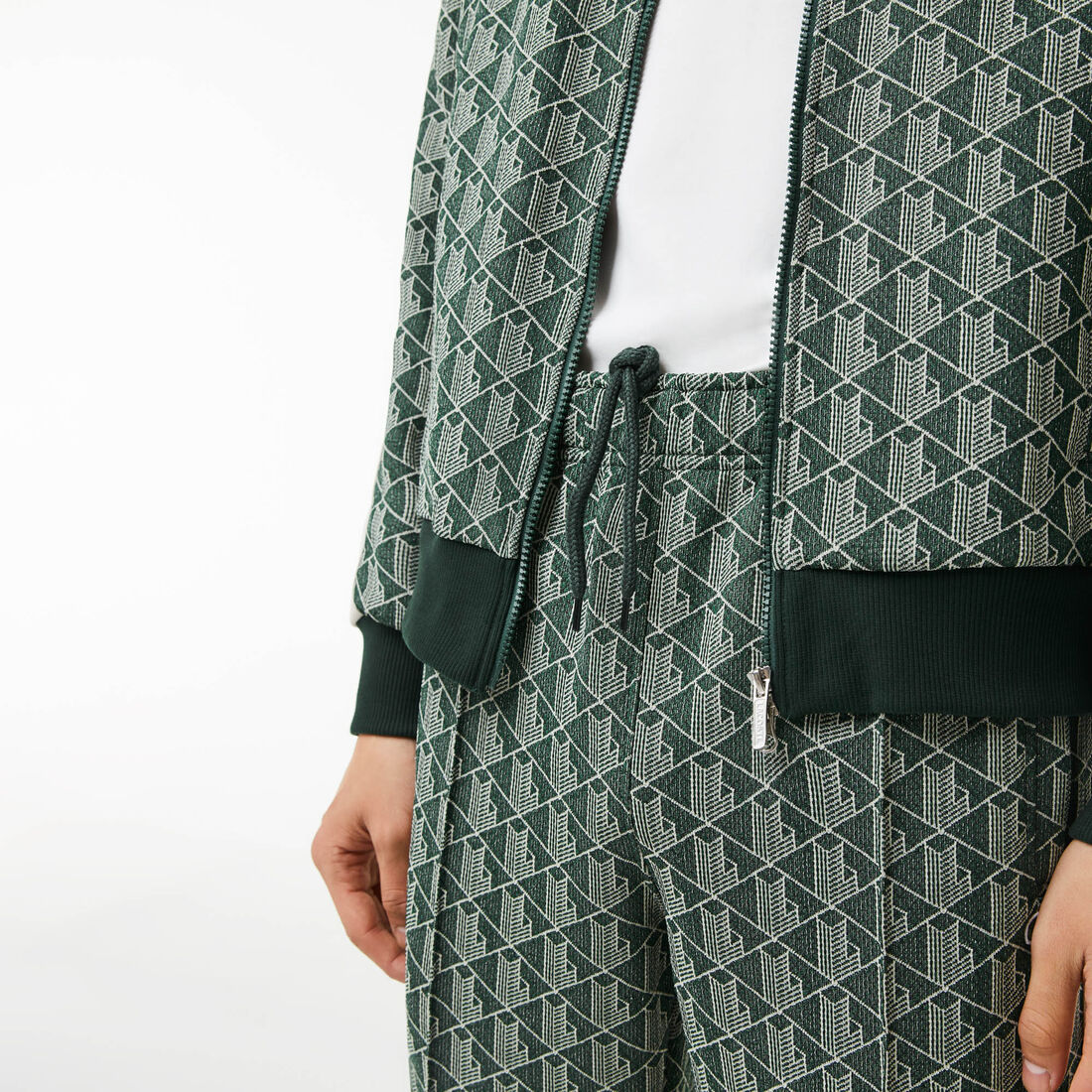 بنطال رياضي لاكوست بنقشة شعار الماركة للرجال بنطال رياضي لاكوست بنقشة شعار الماركة للرجال