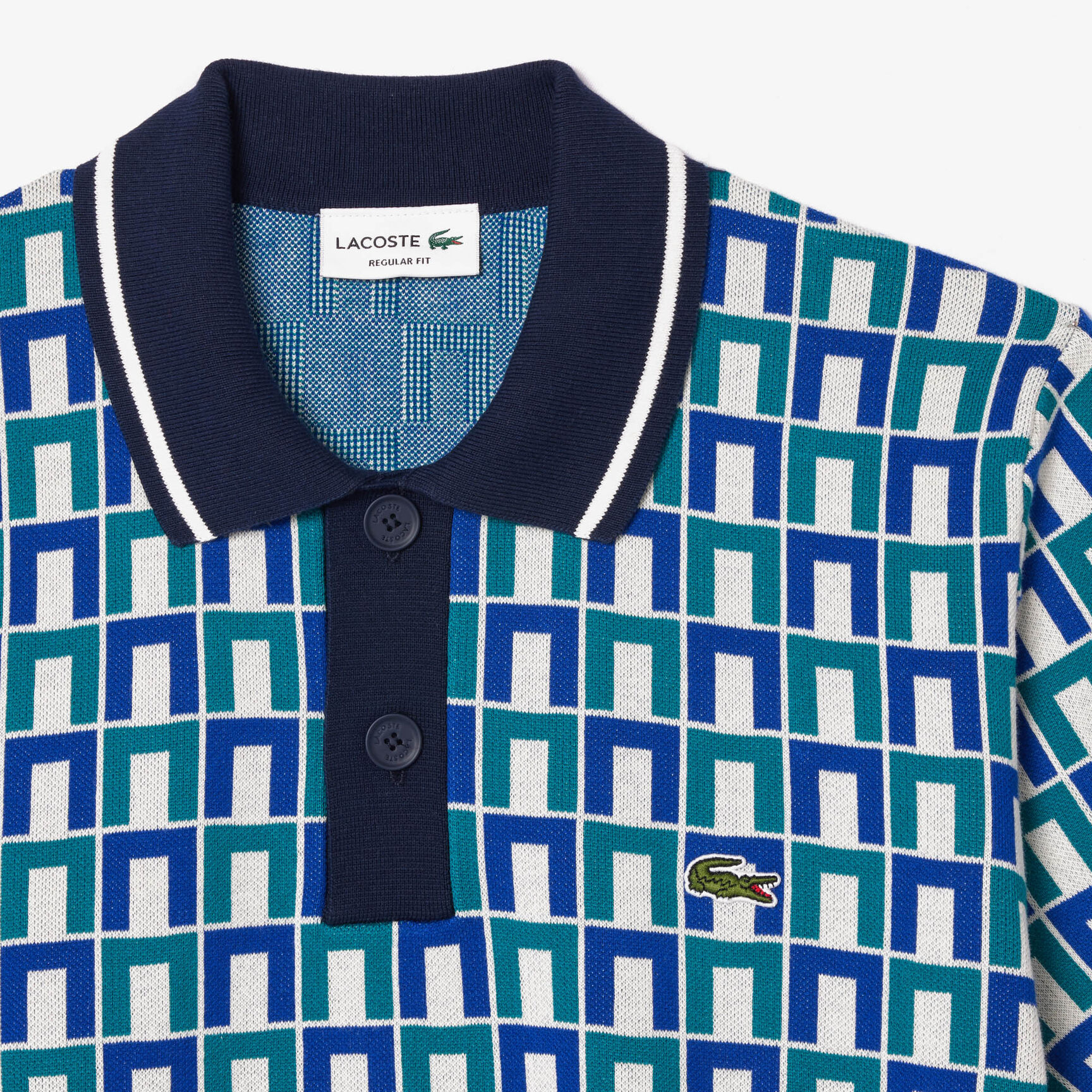 Robert George Motif Polo Collar Sweater Robert George Motif Polo Collar Sweater