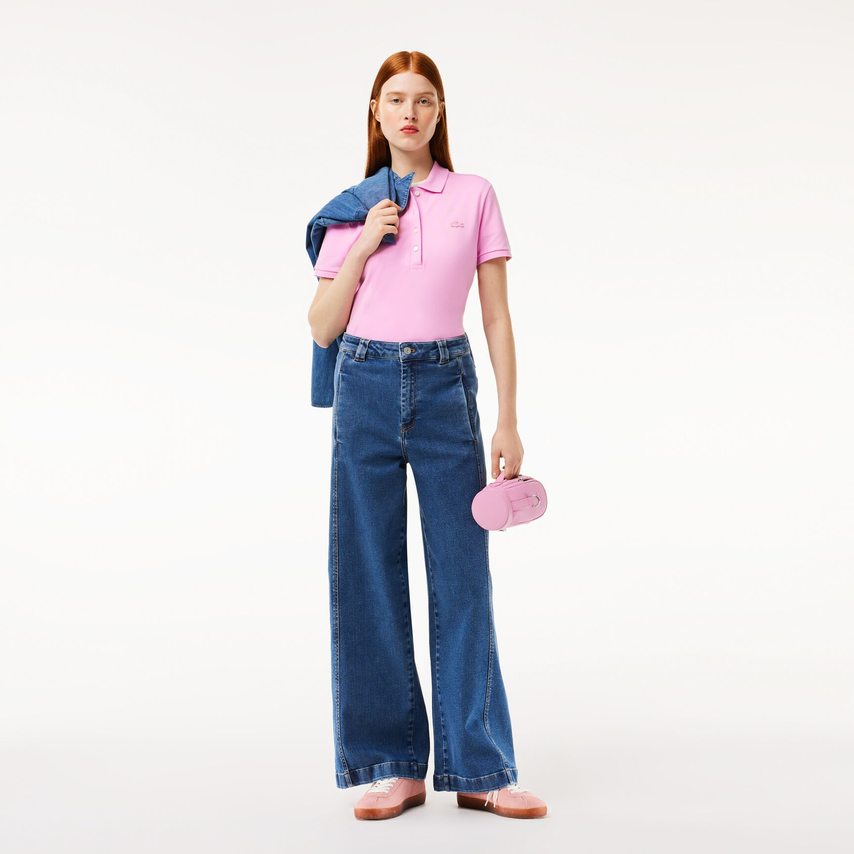 L.12.D Slim Fit Stretch Petit Pique Polo Shirt L.12.D Slim Fit Stretch Petit Pique Polo Shirt