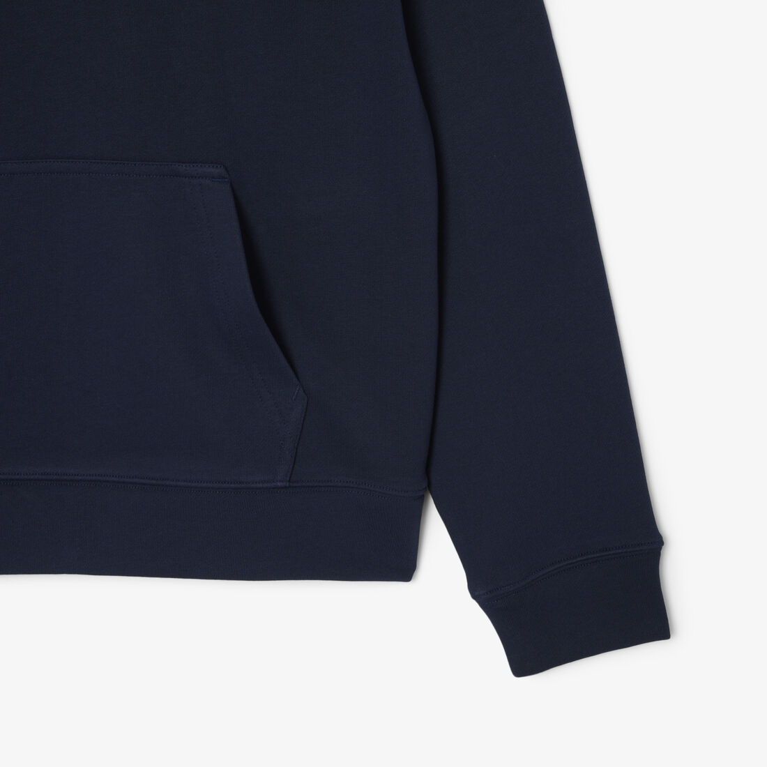 Badge Accent Fleece Hoodie lacoste badge accent fleece hoodie